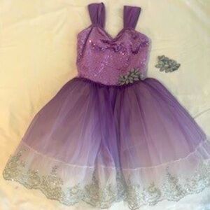 Weissman Lavender Sequin Ballet Costume – Child Medium